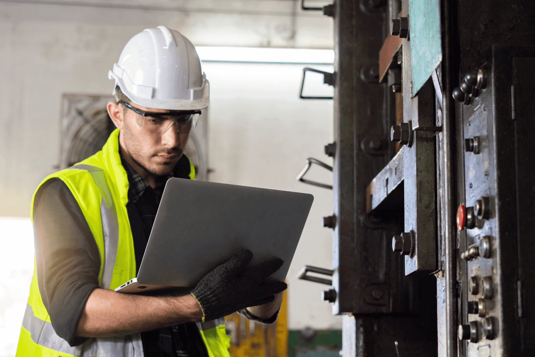 Field inspection of industrial equipment