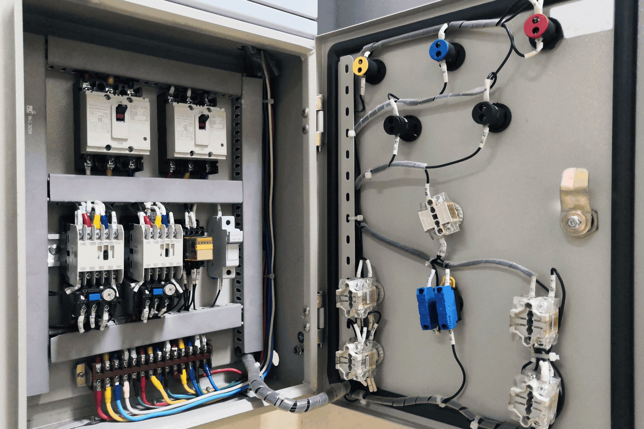 Multifunction protection relay being parametrized