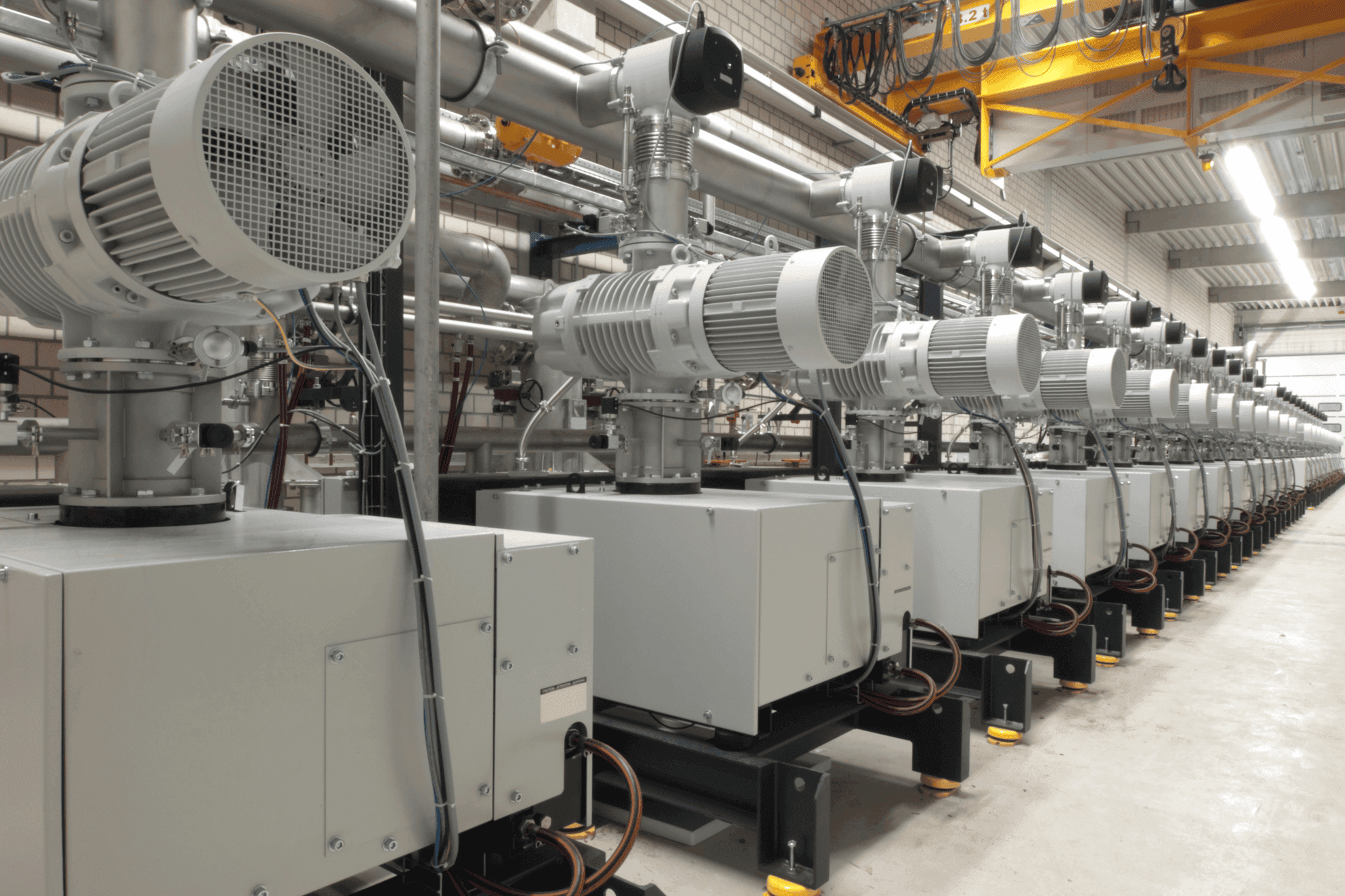 Medium voltage transformer in a substation